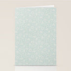 William Morris Mallow Chalk Duck Egg Blue Stationery Card Gallery Image 2