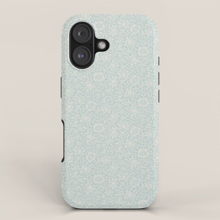 William Morris Mallow Chalk Duck Egg Blue iPhone Case Gallery Image 1