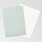 William Morris Mallow Chalk Duck Egg Blue Stationery Card Gallery Image 2