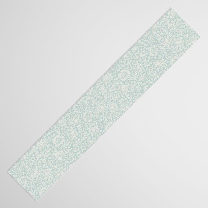 William Morris Mallow Chalk Duck Egg Blue Table Runner Gallery Image 3