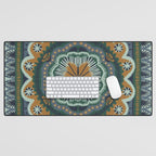 Winter Symmetric Pattern Desk Mat Gallery Image 1