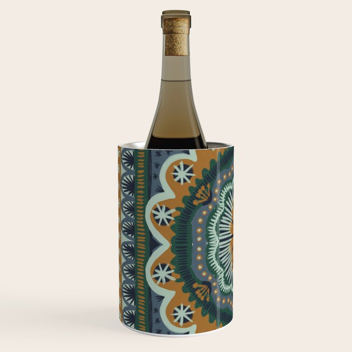 Winter Symmetric Pattern Wine Chiller Gallery Image 2