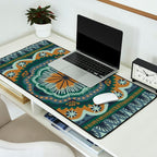 Winter Symmetric Pattern Desk Mat Gallery Image 2