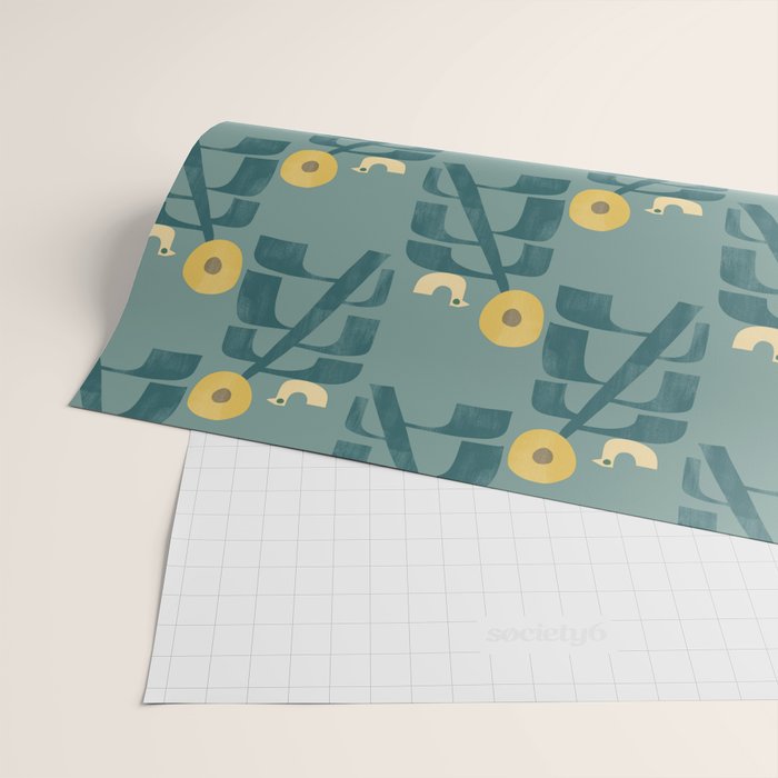 Giant sunflower Wrapping Paper Gallery Image 2