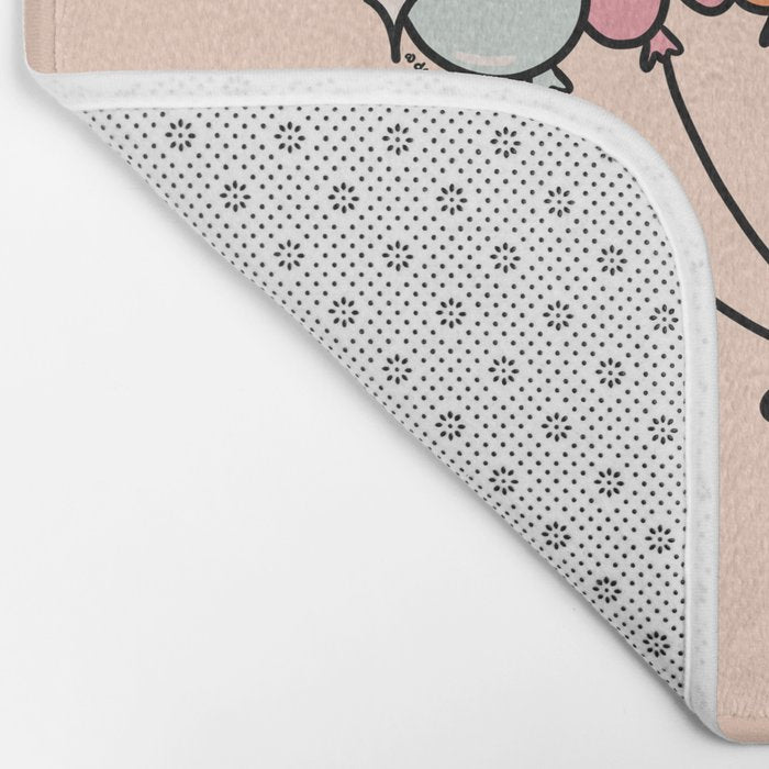 Cancer Zodiac Balloons Bath Mat Gallery Image 2