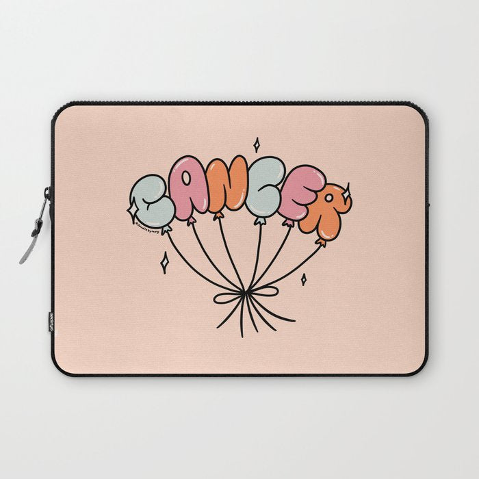 Cancer Zodiac Balloons Laptop Sleeve Gallery Image 1