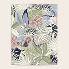 tropical seamless pattern with leopards Poster Gallery Image 4