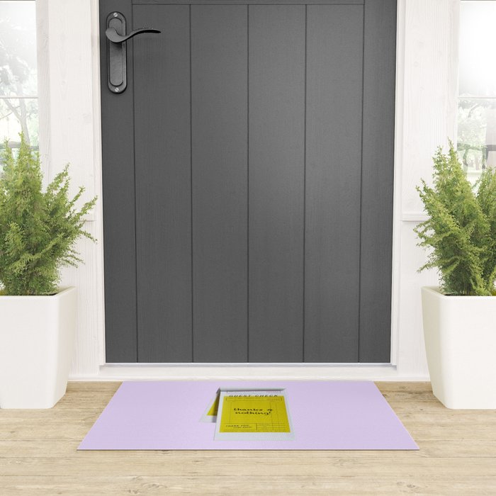 checking out Welcome Mat Gallery Image 3