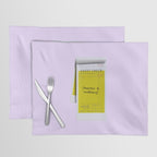 checking out Placemat Gallery Image 1