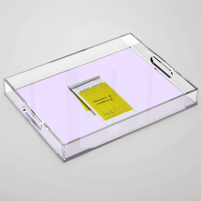 checking out Acrylic Tray Gallery Image 1