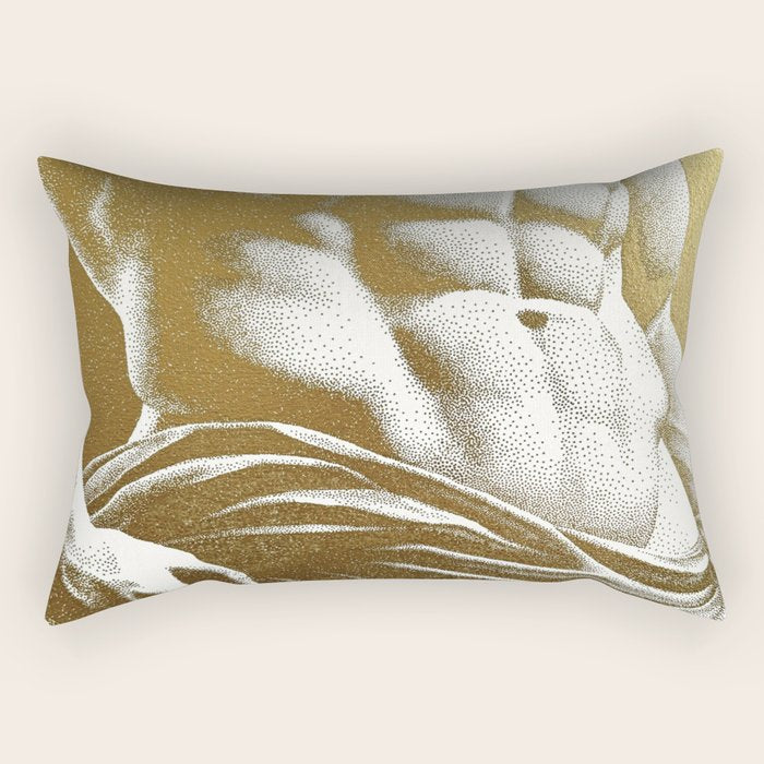 Divine Touch (Gold Doesn't Print Shiny) Rectangular Pillow Gallery Image 2