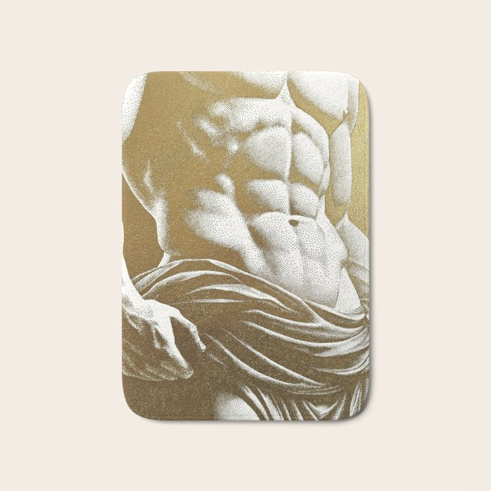 Divine Touch (Gold Doesn't Print Shiny) Bath Mat Gallery Image 1