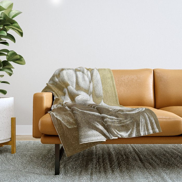 Divine Touch (Gold Doesn't Print Shiny) Throw Blanket Gallery Image 1