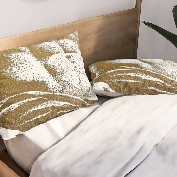 Divine Touch (Gold Doesn't Print Shiny) Pillow Sham Gallery Image 2