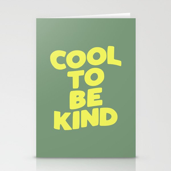 Cool to Be Kind Stationery Card Gallery Image 1