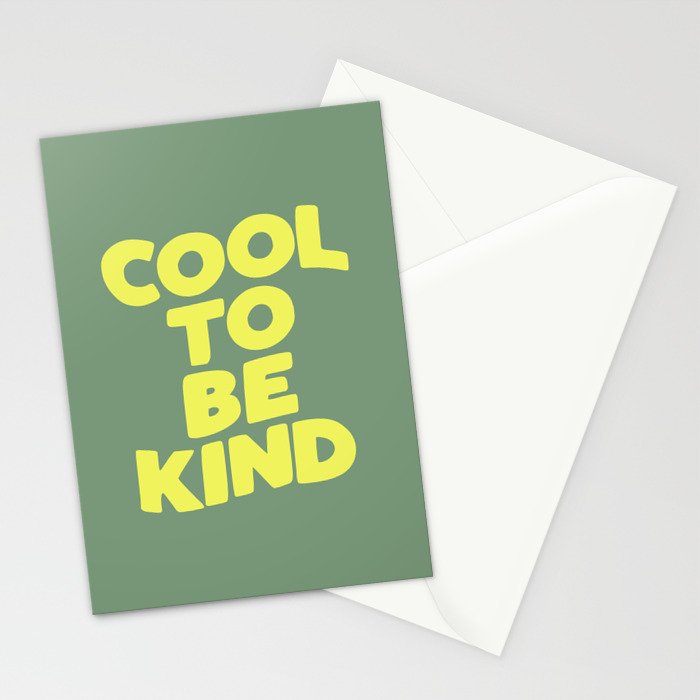 Cool to Be Kind Stationery Card Gallery Image 2