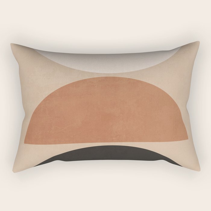 Minimal Abstract Shapes 7 Rectangular Pillow Gallery Image 2