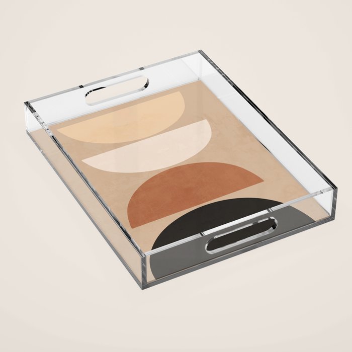 Minimal Abstract Shapes 7 Acrylic Tray Gallery Image 1