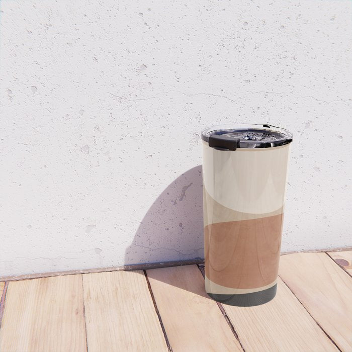 Minimal Abstract Shapes 7 Travel Mug Gallery Image 4