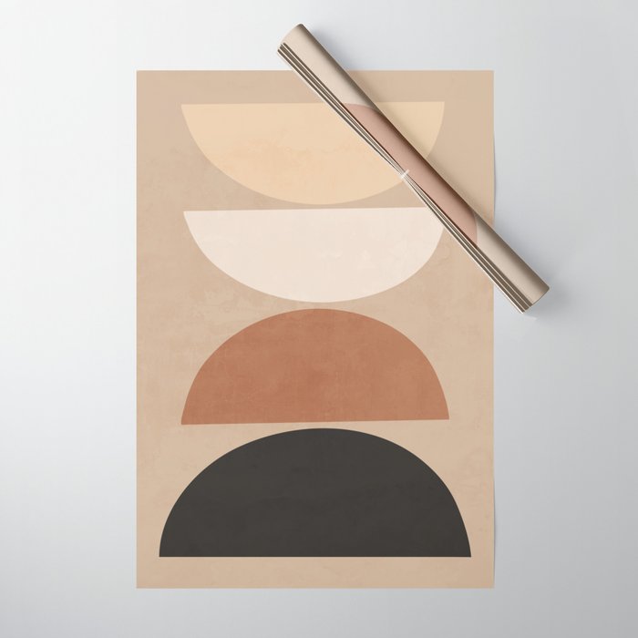 Minimal Abstract Shapes 7 Wrapping Paper Gallery Image 1