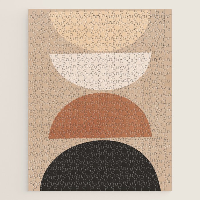 Minimal Abstract Shapes 7 Jigsaw Puzzle Gallery Image 1