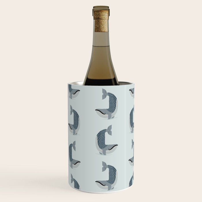 Whimsical Blue Whale Wine Chiller Gallery Image 3