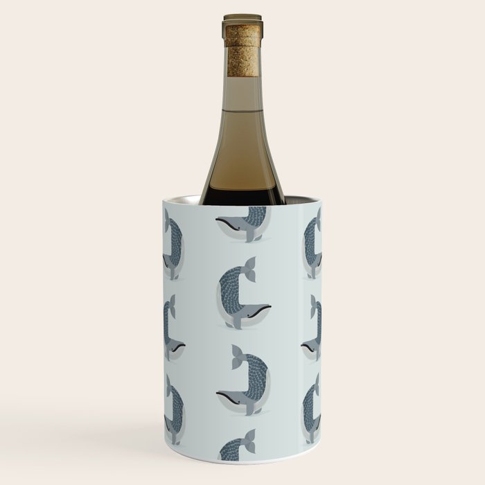 Whimsical Blue Whale Wine Chiller Gallery Image 2