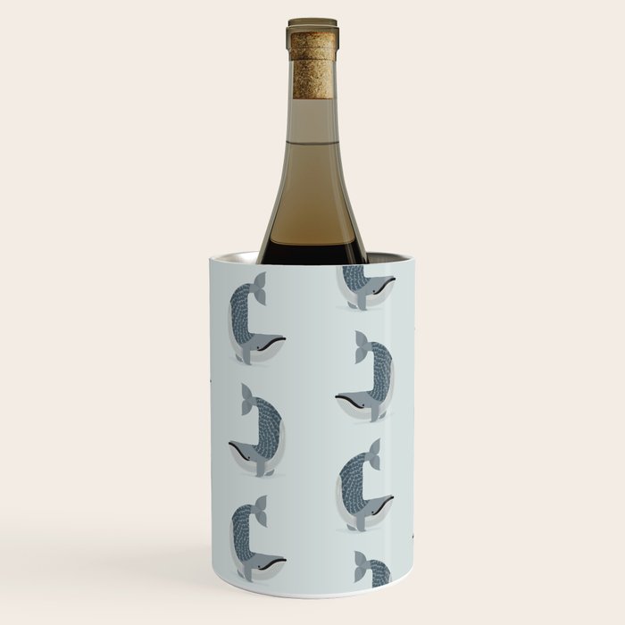 Whimsical Blue Whale Wine Chiller Gallery Image 1