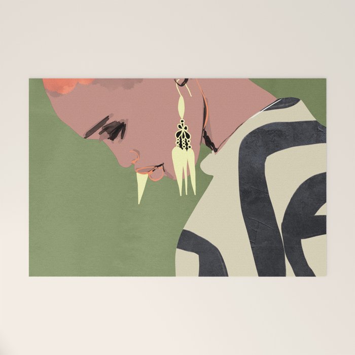Girl Portrait 27 Welcome Mat Gallery Image 1