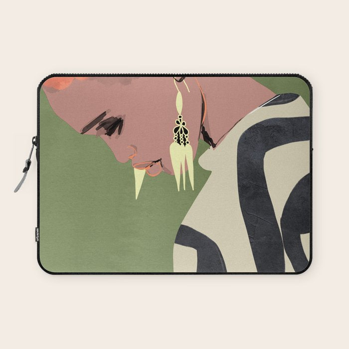 Girl Portrait 27 Laptop Sleeve Gallery Image 1