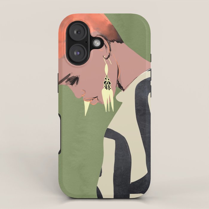 Girl Portrait 27 iPhone Case Gallery Image 1