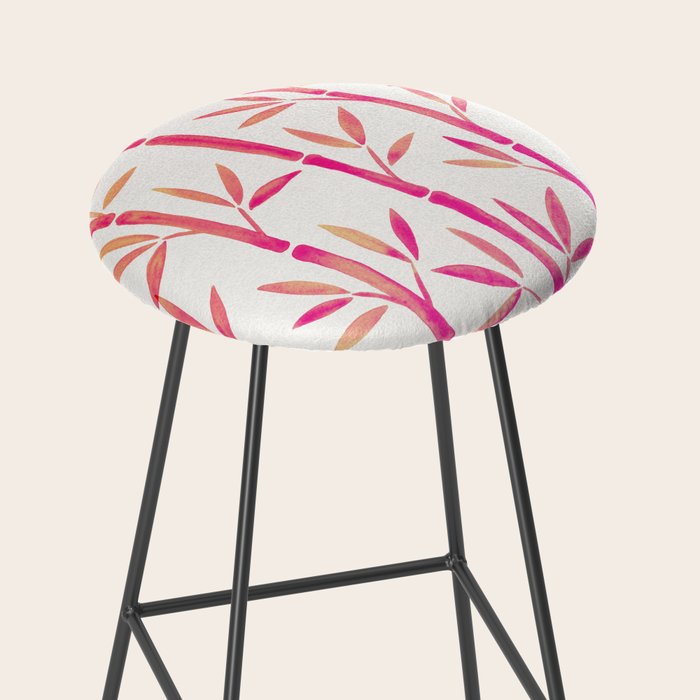 Bamboo Stems - Pink Palette Stool Gallery Image 2