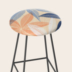 Modern Neutral Tropical Print II Stool Gallery Image 2