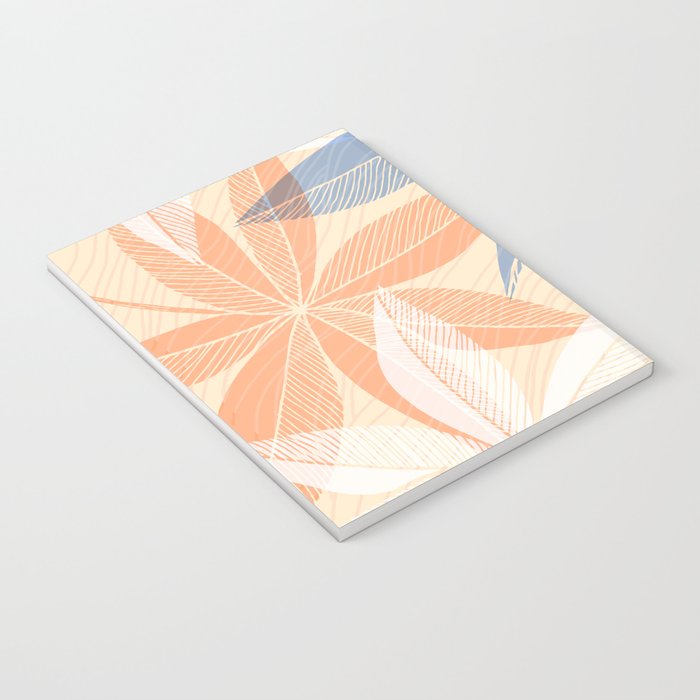 Modern Neutral Tropical Print II Notebook Gallery Image 3