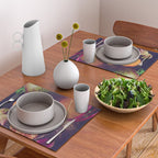 Moody Modern Botanical Floral and Vegetables Placemat Gallery Image 2