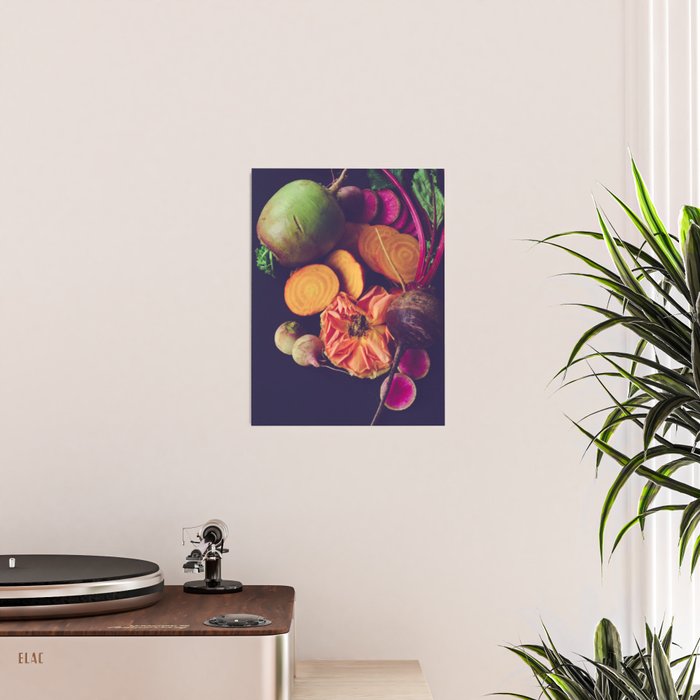 Moody Modern Botanical Floral and Vegetables Poster Gallery Image 2