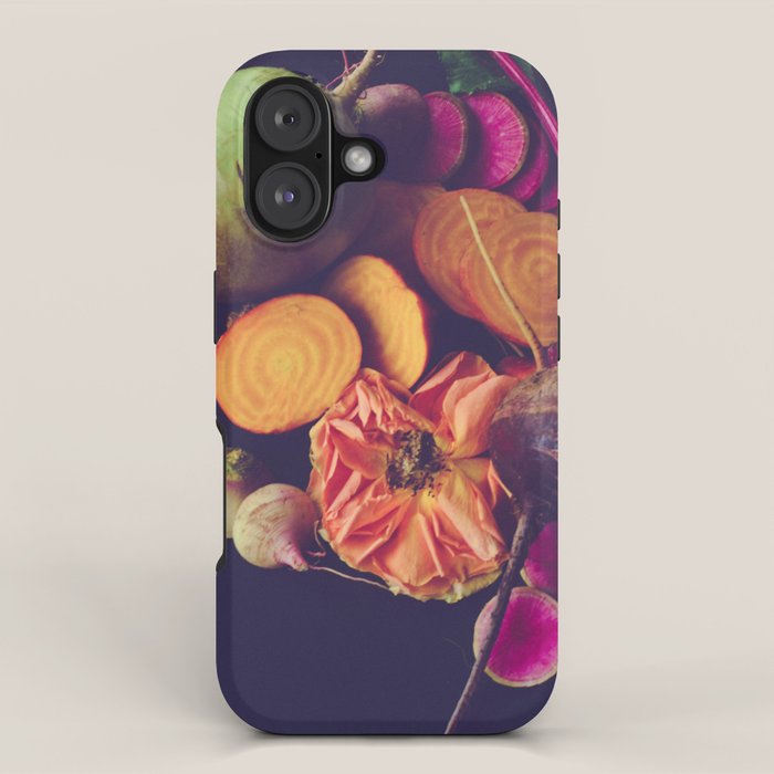 Moody Modern Botanical Floral and Vegetables iPhone Case Gallery Image 1