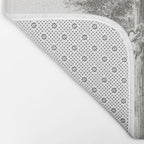 Sequoia Tree Illustration - The Three Graces at Mariposa Grove in Yosemite National Park Bath Mat Gallery Image 2