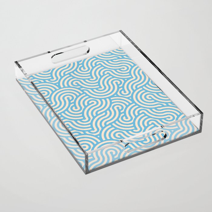 SWIRL Lake and Oat Acrylic Tray Gallery Image 1