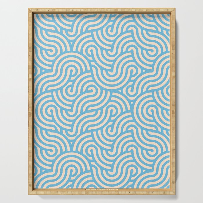 SWIRL Lake and Oat Serving Tray Gallery Image 1