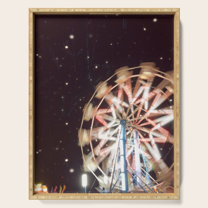 The Night the Stars Fell From the Sky (and I fell in love) Serving Tray Gallery Image 1