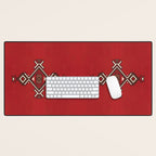 Ruby Solitude Heart of the High Desert Desk Mat Gallery Image 1