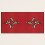 Ruby Solitude Heart of the High Desert Desk Mat Gallery Image 3