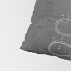 Baseball Patent - Softball Art - Black Chalkboard Pillow Sham Gallery Image 4