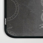 Baseball Patent - Softball Art - Black Chalkboard Laptop Sleeve Gallery Image 3