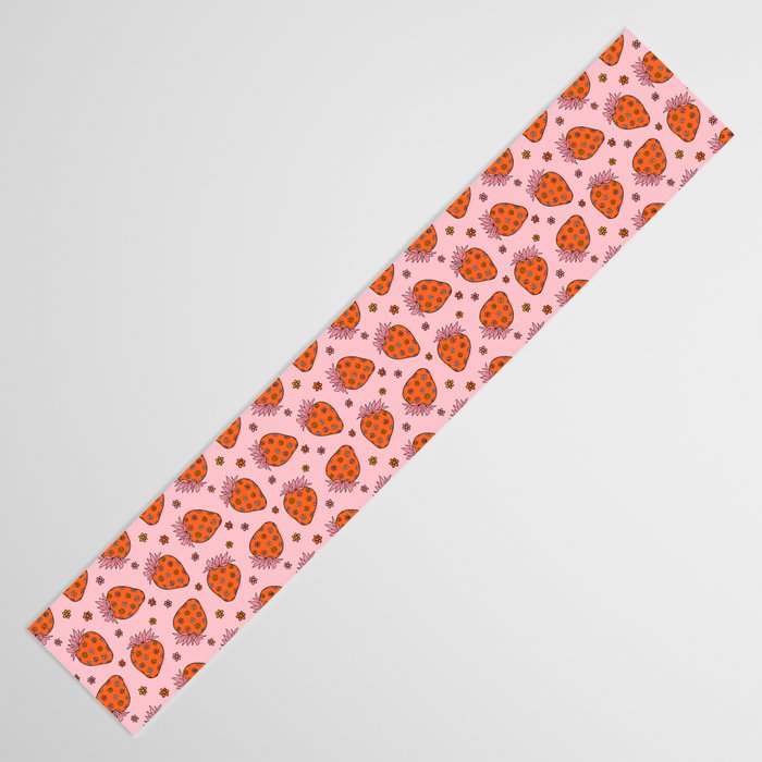Flower Strawberry Print Table Runner Gallery Image 3