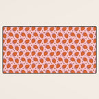 Flower Strawberry Print Desk Mat Gallery Image 3