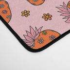 Flower Strawberry Print Desk Mat Gallery Image 4