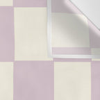 Lilac Check Pattern Wall Tapestry Gallery Image 3