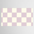 Lilac Check Pattern Tablecloth Gallery Image 2